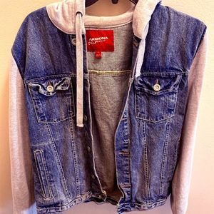 Jean and Hoodie Jacket